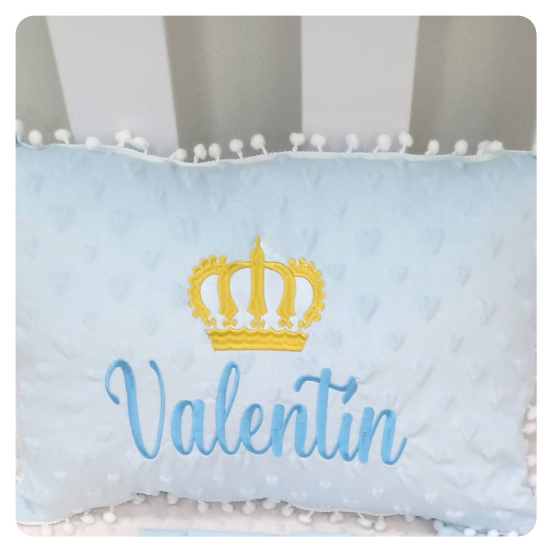 Cojín cuadrado o rectangular bordado