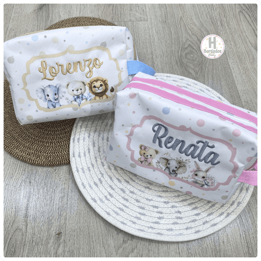 Cosmetiqueras bordadas