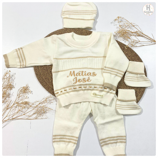 Conjunto tejido cinta