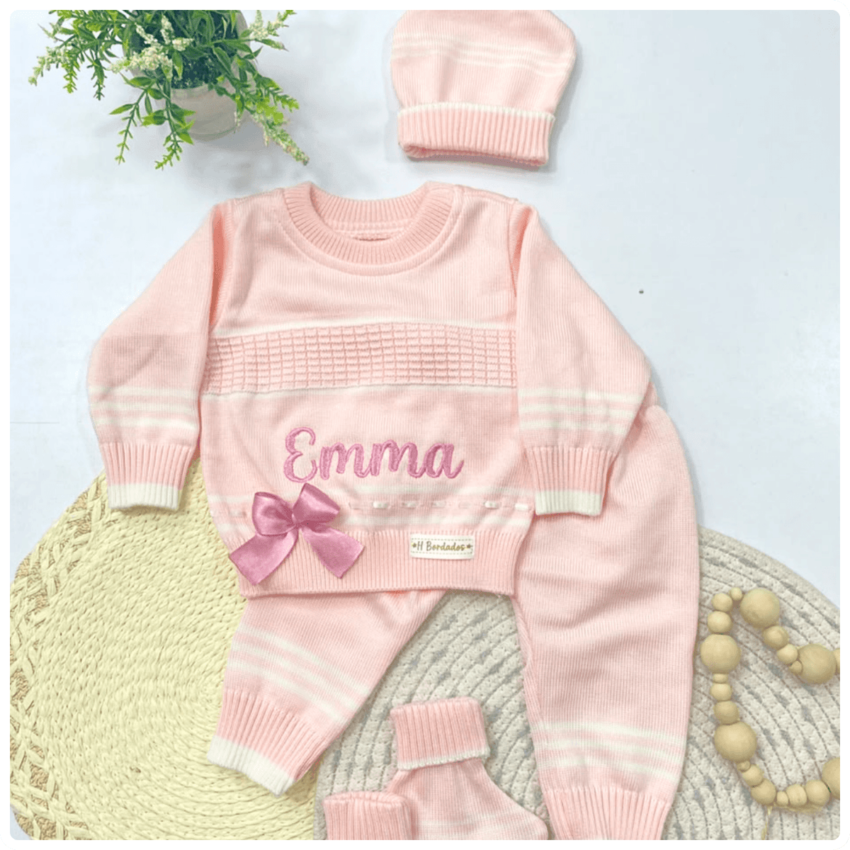 Conjunto tejido cinta